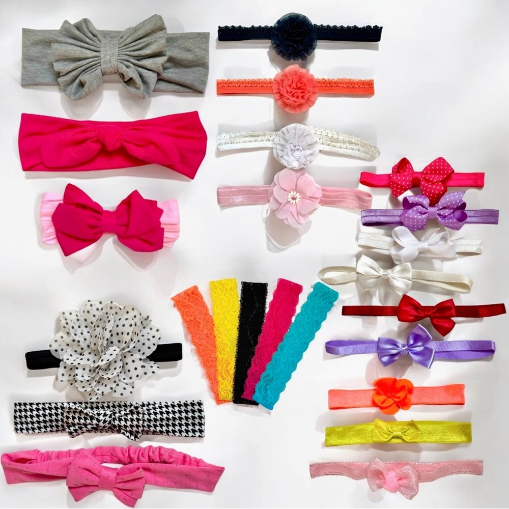 Assortment of 24 Baby/Toddler Headbands